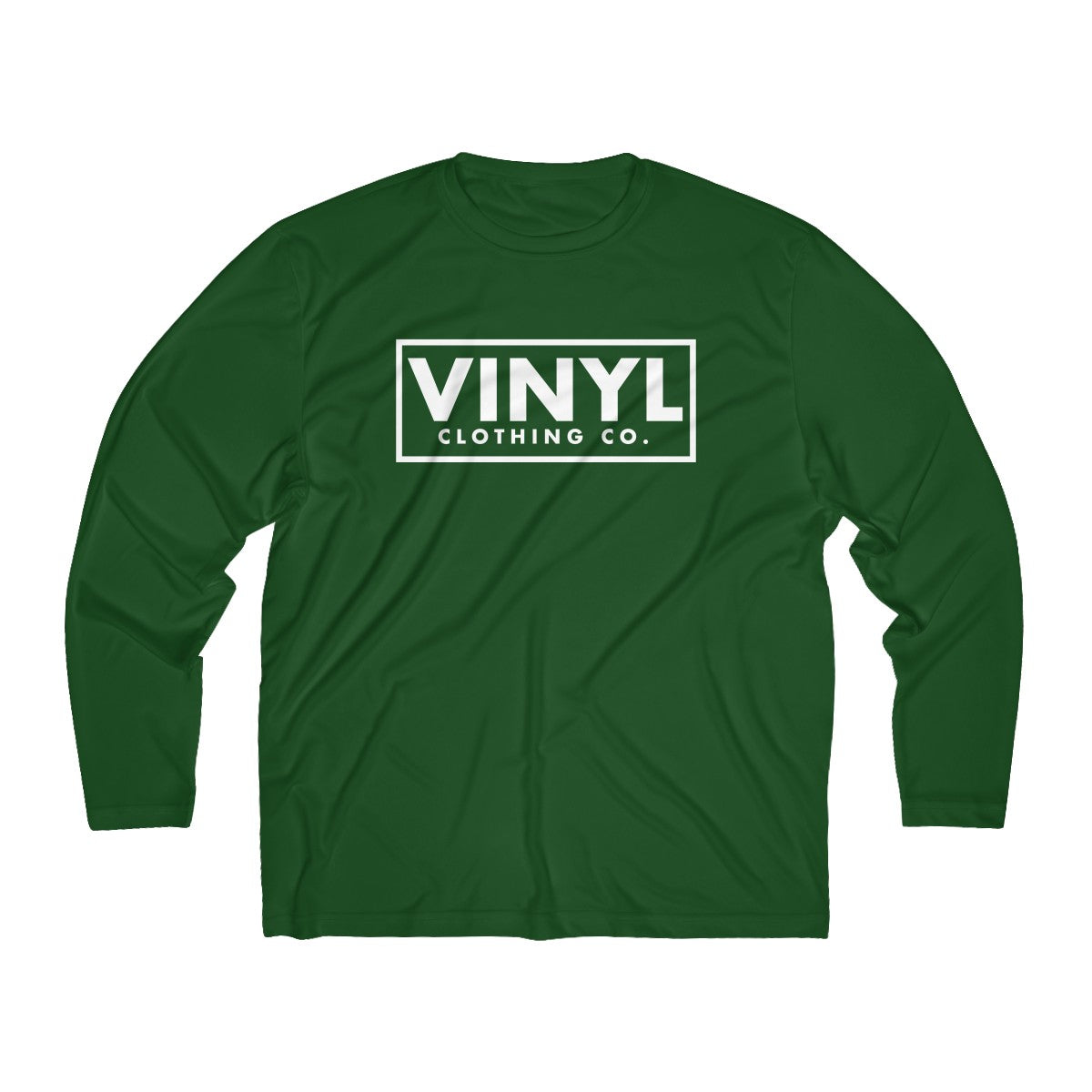 Vinyl Clothing Co. Men's Long Sleeve Moisture Absorbing Tee