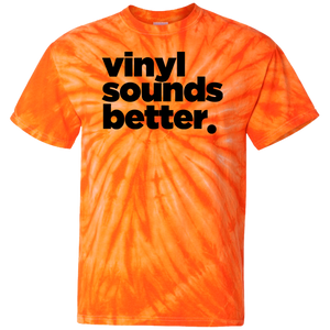 Vinyl Sounds Better 100% Cotton Tie Dye T-Shirt