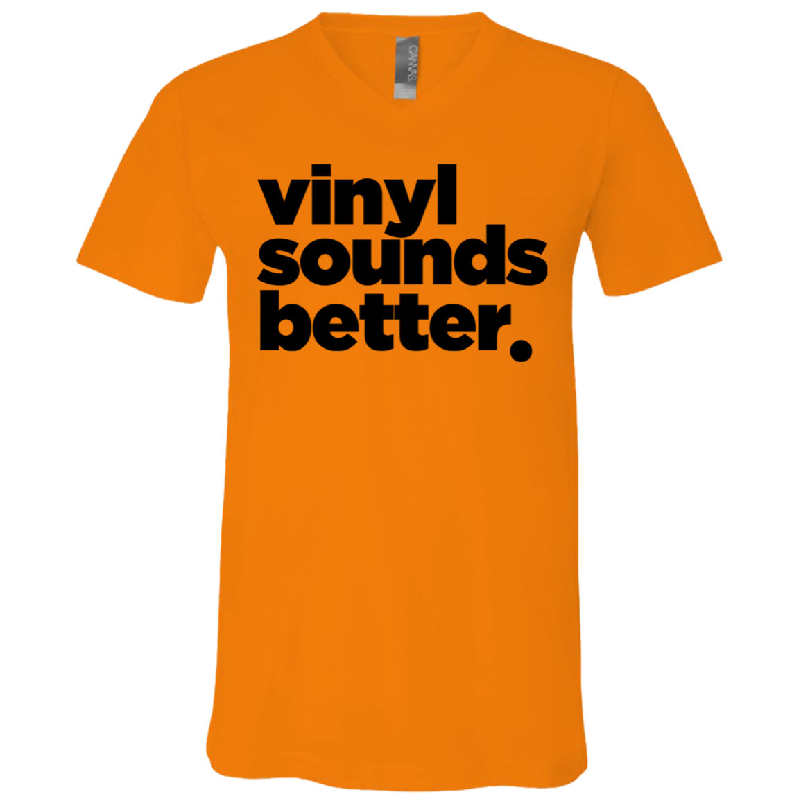 Vinyl Sounds Better Unisex Jersey SS V-Neck T-Shirt
