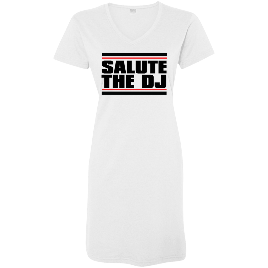 Salute The DJ Ladies' V-Neck Fine Jersey Cover-Up