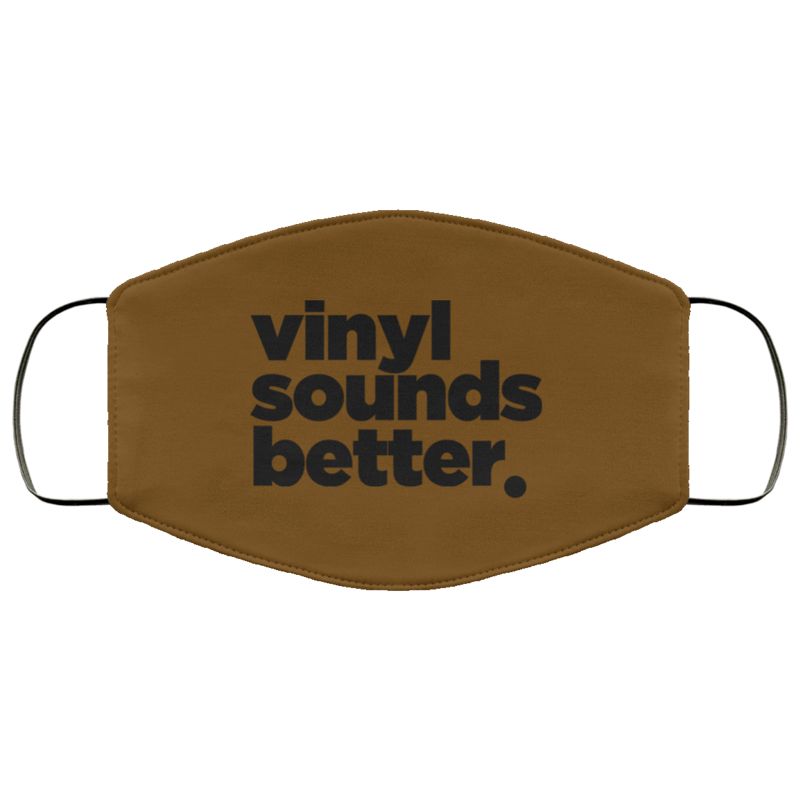 Vinyl Sounds Better Face Mask (Blk)