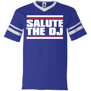 Salute The DJ V-Neck Sleeve Stripe Jersey