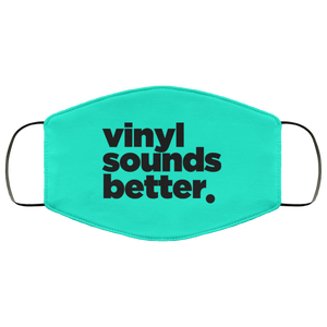 Vinyl Sounds Better Face Mask (Blk)