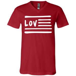 Love Nation Unisex Jersey SS V-Neck T-Shirt