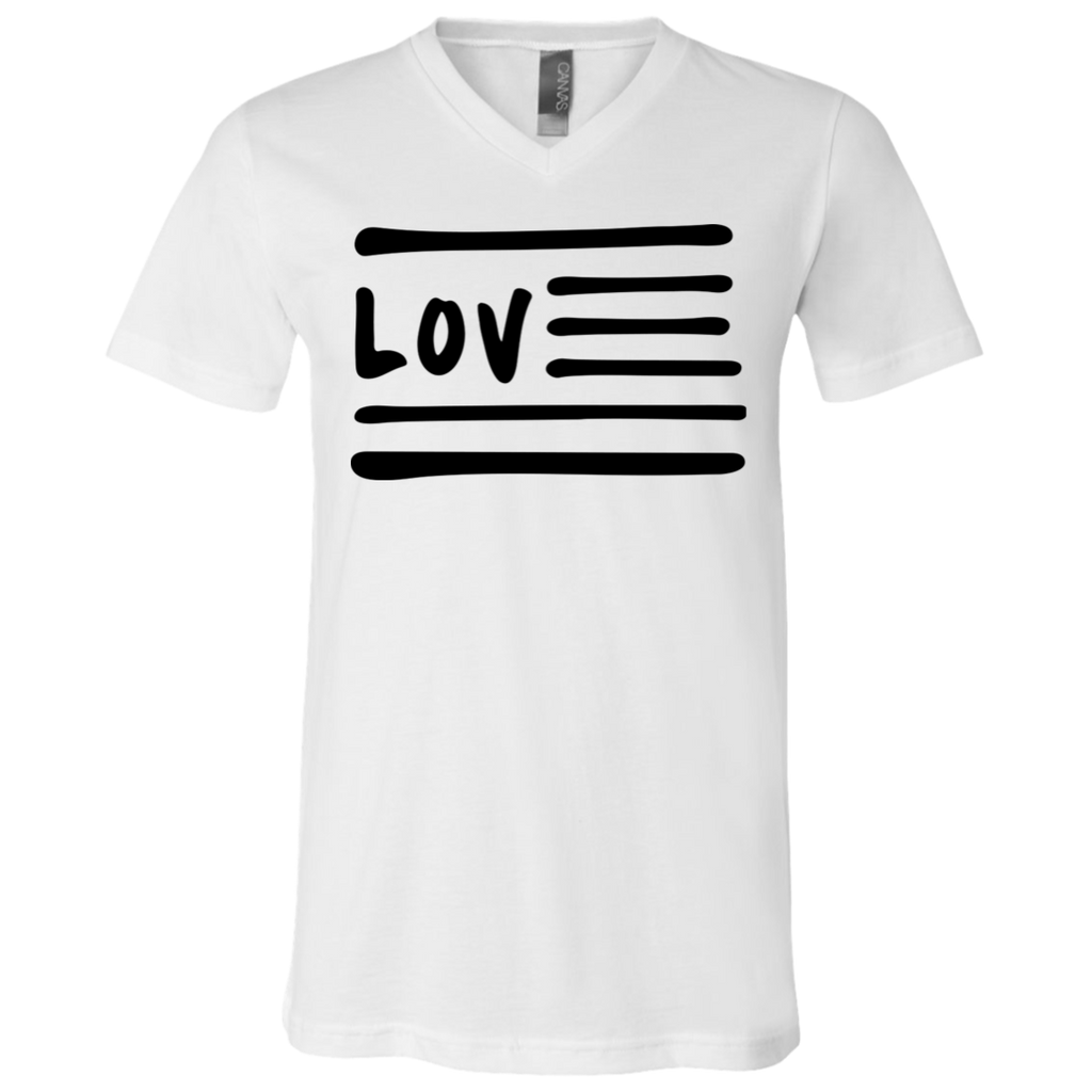 Love Nation Unisex Jersey V-Neck T-Shirt