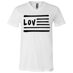 Love Nation Unisex Jersey V-Neck T-Shirt