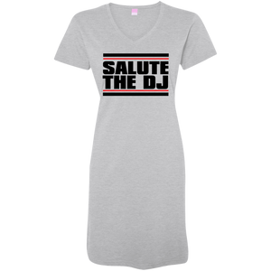Salute The DJ Ladies' V-Neck Fine Jersey Cover-Up