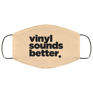 Vinyl Sounds Better Face Mask (Blk)