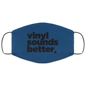 Vinyl Sounds Better Face Mask (Blk)
