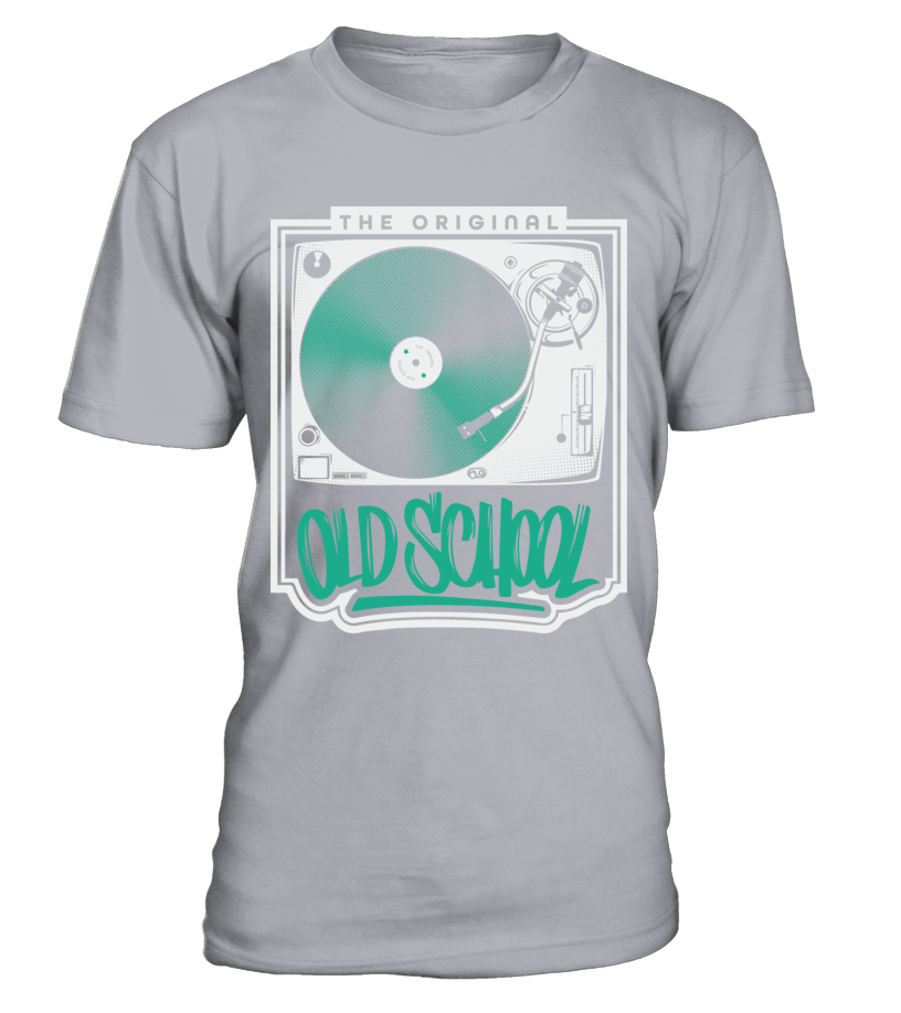 The Original Old School T-shirt - Vinyl Clothing Co - DJ Apparel Clothing Disc Jockey Vinyl Gear