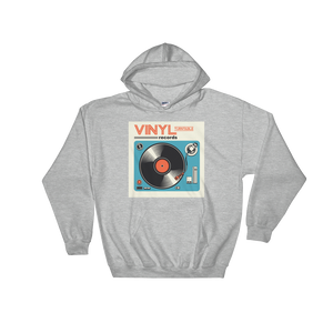 Vinyl Turntable Hoodie - Vinyl Clothing Co - DJ Apparel Clothing Disc Jockey Vinyl Gear