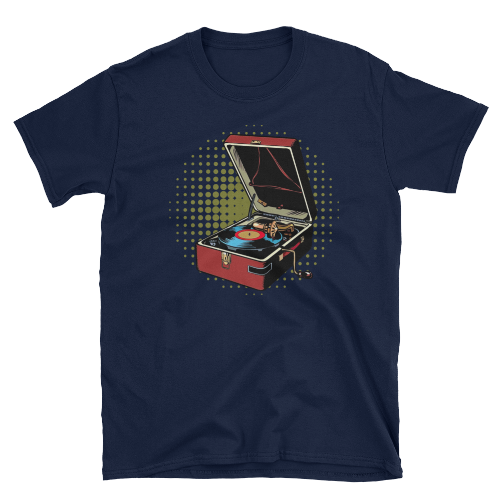 Retro Turntable Short-Sleeve Unisex T-Shirt