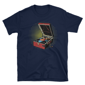 Retro Turntable Short-Sleeve Unisex T-Shirt