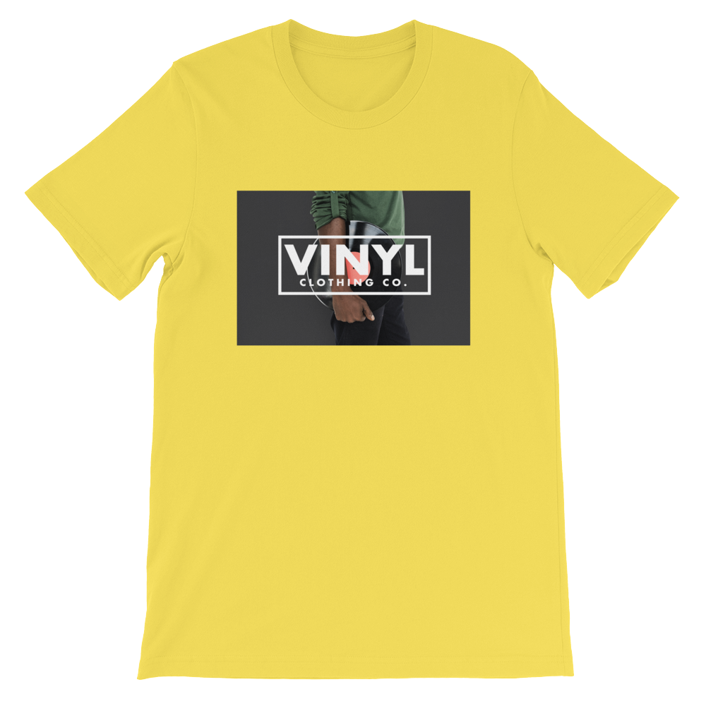 Man & Vinyl Short-Sleeve Unisex T-Shirt - Vinyl Clothing Co - DJ Apparel Clothing Disc Jockey Vinyl Gear