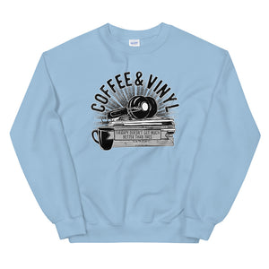 Coffee & Vinyl Unisex Sweatshirt