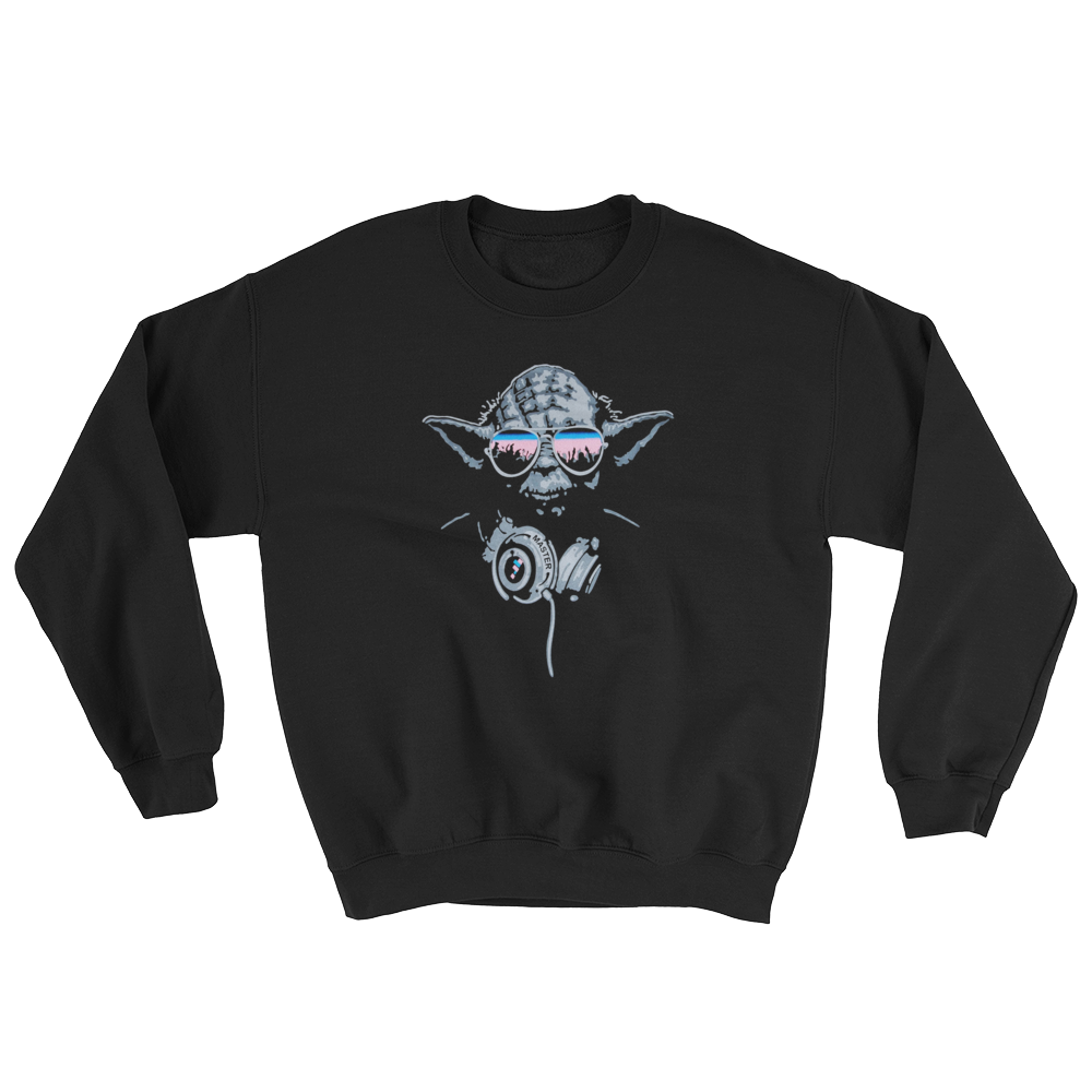 Yoda Sweatshirt - Vinyl Clothing Co - DJ Apparel Clothing Disc Jockey Vinyl Gear