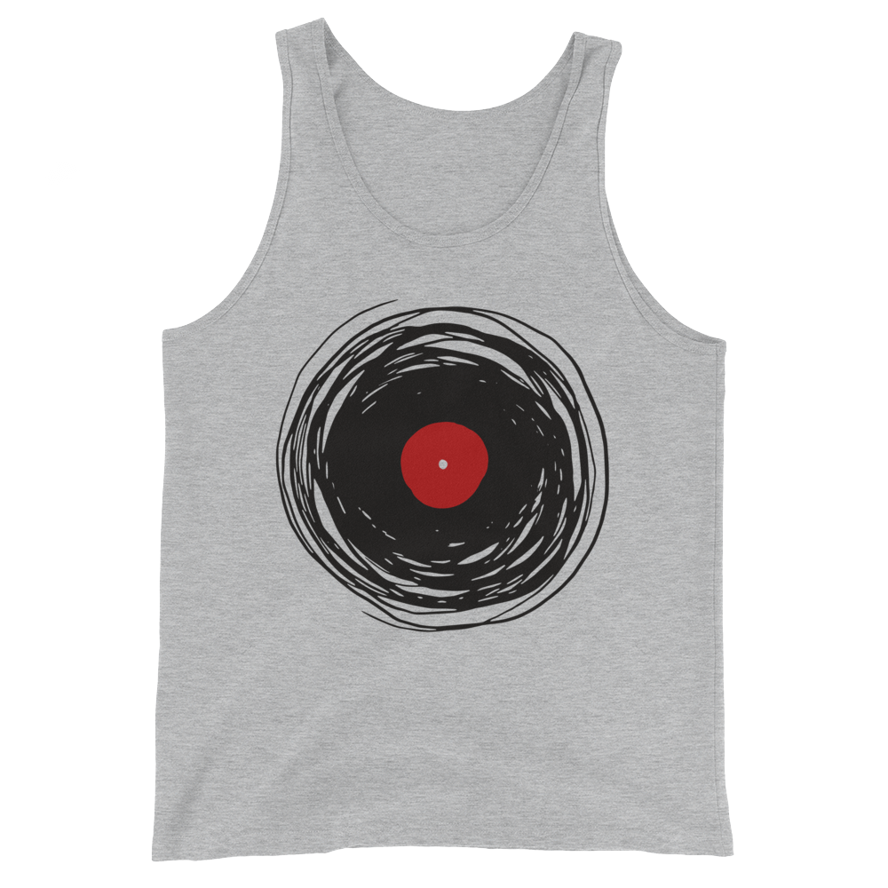 Spinning Vinyl Unisex  Tank Top