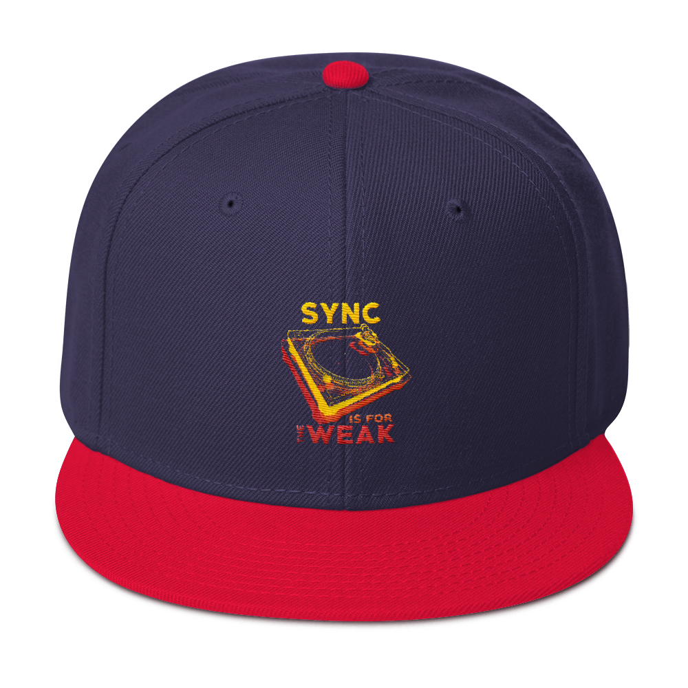 Sync Is For The Weak Snapback Hat