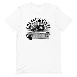 Coffee & Vinyl Short-Sleeve Unisex T-Shirt