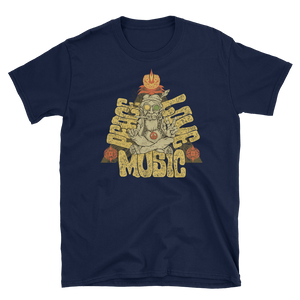 Peace, Love & Music Short-Sleeve Unisex T-Shirt