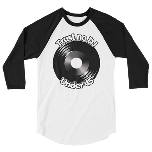 3/4 sleeve raglan shirt - Vinyl Clothing Co - DJ Apparel Clothing Disc Jockey Vinyl Gear