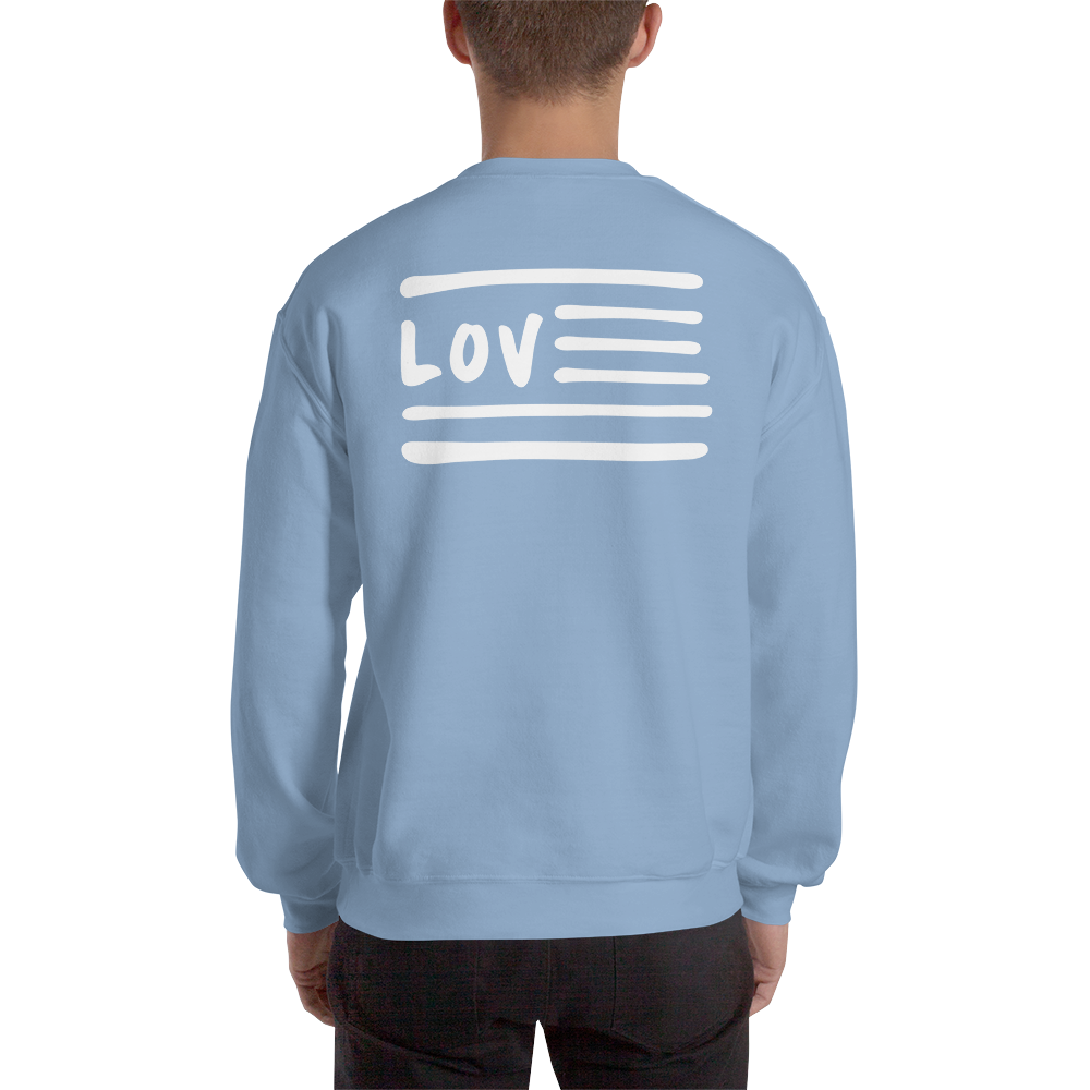 Love Nation (Back) Sweatshirt - Vinyl Clothing Co - DJ Apparel Clothing Disc Jockey Vinyl Gear