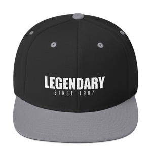 Legendary Since 1987 Snapback Hat (Year Customizable) - Vinyl Clothing Co - DJ Apparel Clothing Disc Jockey Vinyl Gear