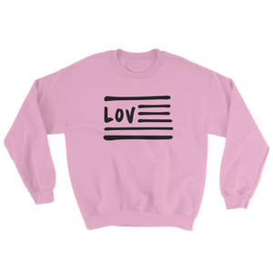 Love Nation Sweatshirt (Blk Print) - Vinyl Clothing Co - DJ Apparel Clothing Disc Jockey Vinyl Gear