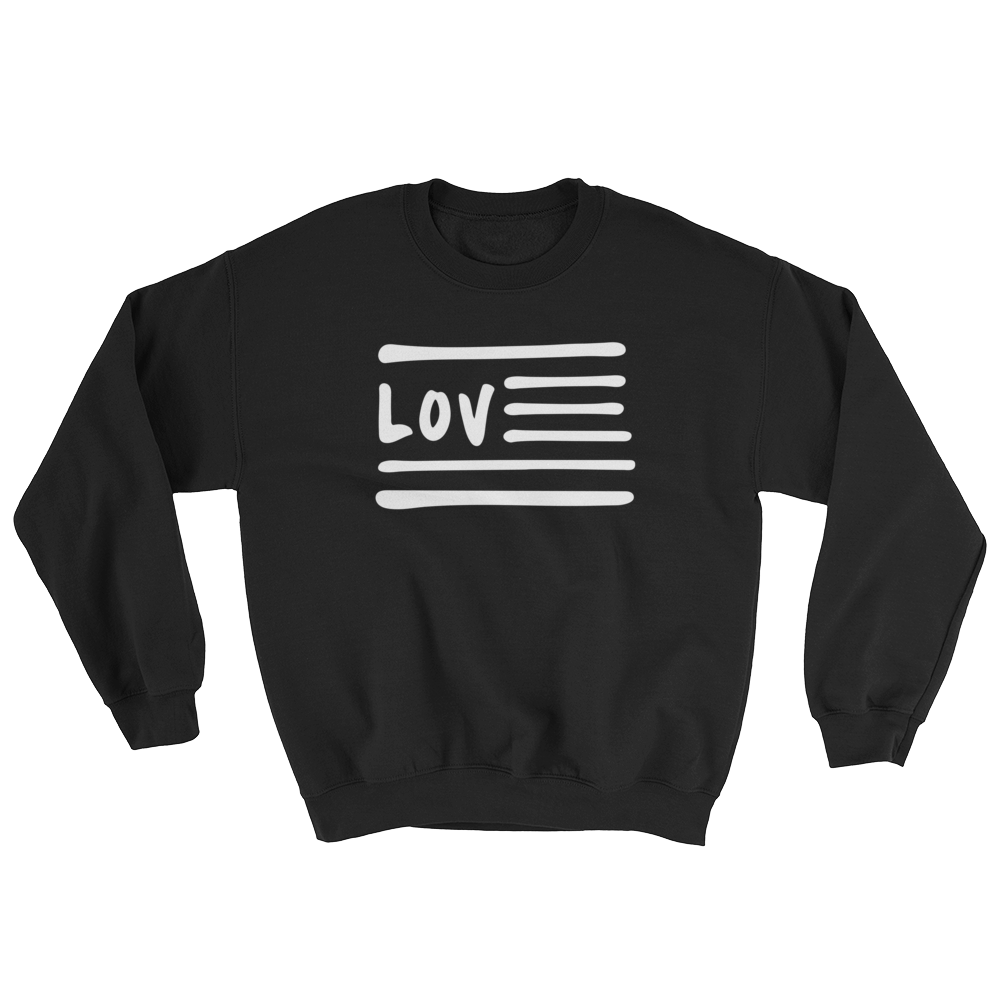Love Nation Sweatshirt - Vinyl Clothing Co - DJ Apparel Clothing Disc Jockey Vinyl Gear