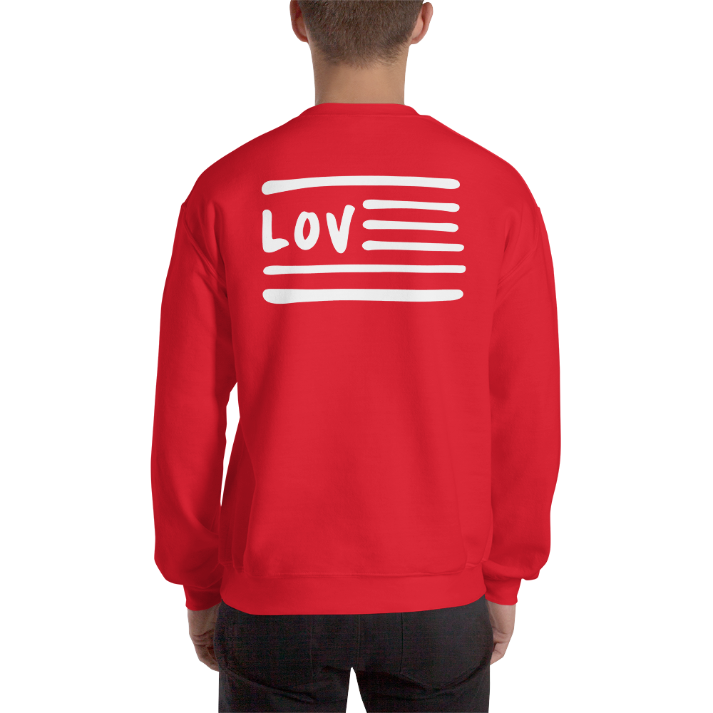 Love Nation (Back) Sweatshirt - Vinyl Clothing Co - DJ Apparel Clothing Disc Jockey Vinyl Gear