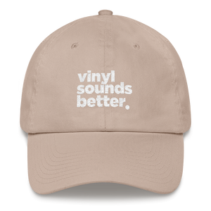 Vinyl Sounds Better (White Letters)