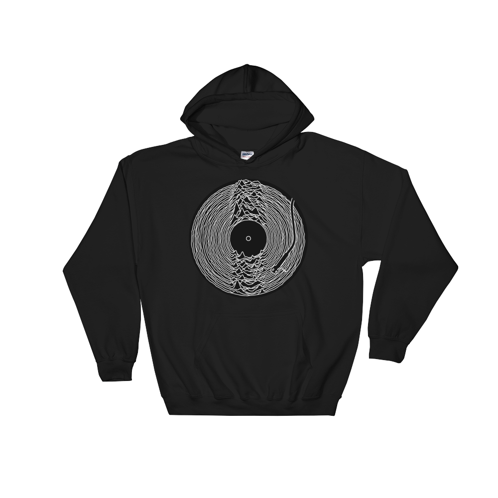 Joy Division Unknown Pleasures Hoodie - Vinyl Clothing Co - DJ Apparel Clothing Disc Jockey Vinyl Gear