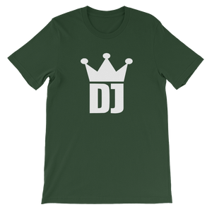 DJ Crown Short-Sleeve Unisex T-Shirt - Vinyl Clothing Co - DJ Apparel Clothing Disc Jockey Vinyl Gear