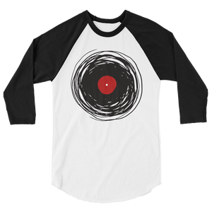 Spinning Vinyl 3/4 Sleeve Raglan Shirt