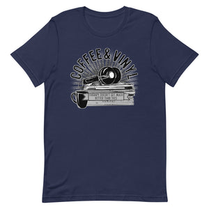 Coffee & Vinyl Short-Sleeve Unisex T-Shirt