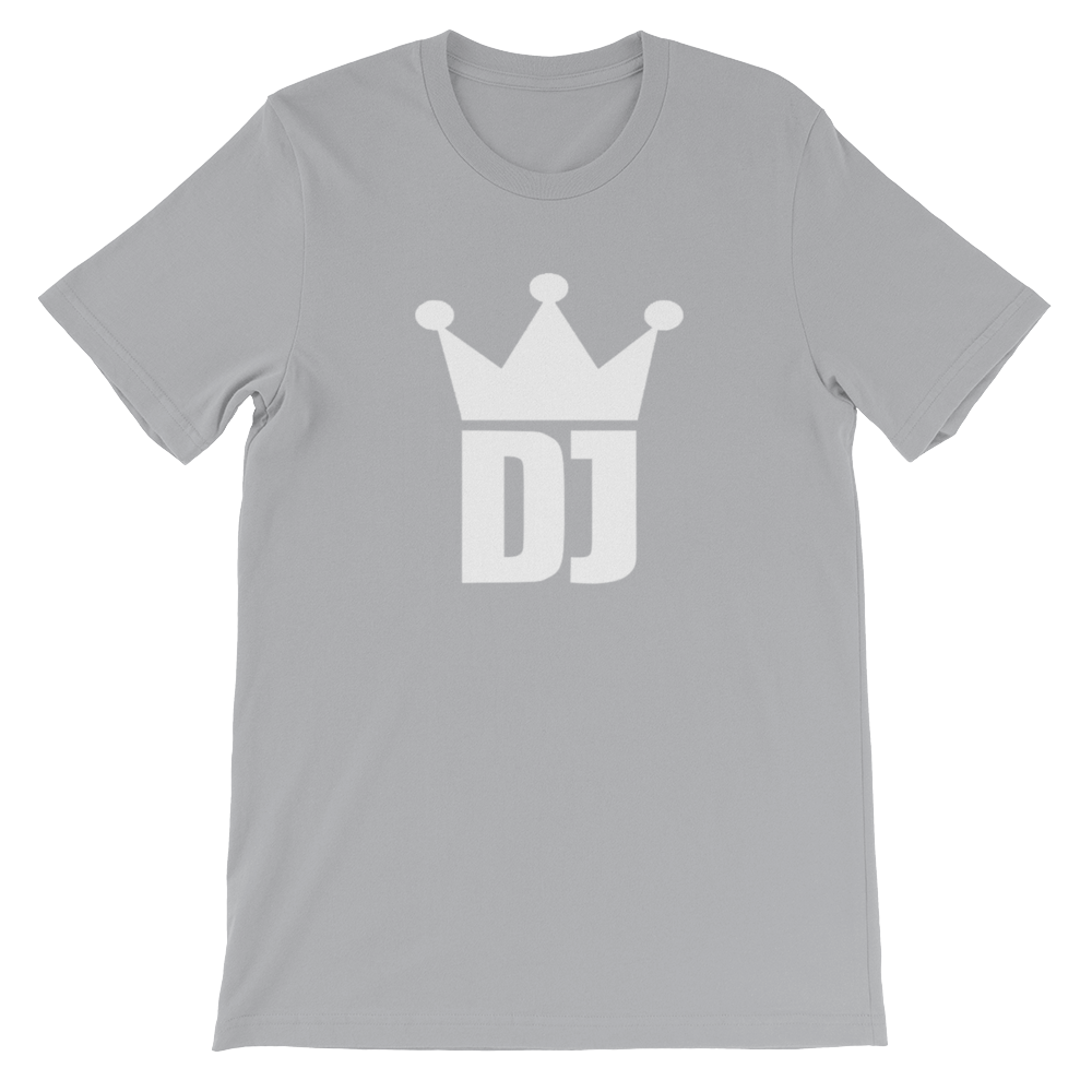 DJ Crown Short-Sleeve Unisex T-Shirt - Vinyl Clothing Co - DJ Apparel Clothing Disc Jockey Vinyl Gear