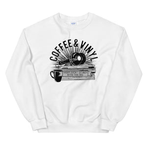 Coffee & Vinyl Unisex Sweatshirt