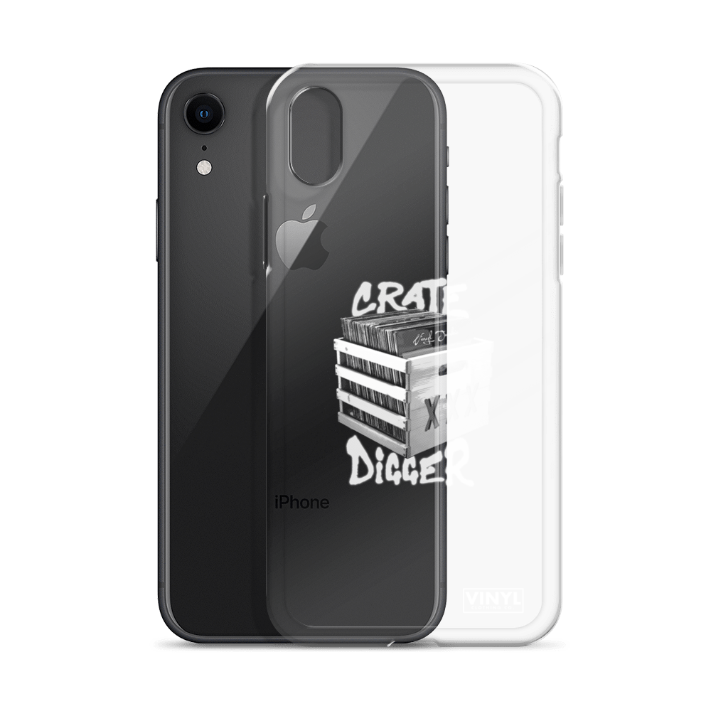 Crate Digger iPhone Case - Vinyl Clothing Co - DJ Apparel Clothing Disc Jockey Vinyl Gear