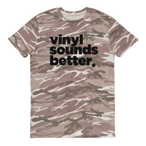 Vinyl Sounds Better Camouflage t-shirt