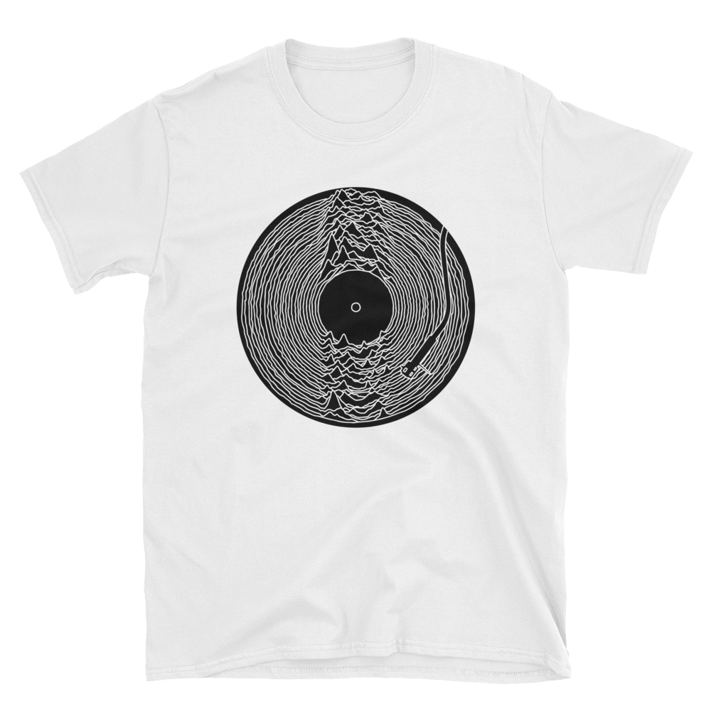 Joy Division Unknown Pleasures Short-Sleeve Unisex T-Shirt - Vinyl Clothing Co - DJ Apparel Clothing Disc Jockey Vinyl Gear