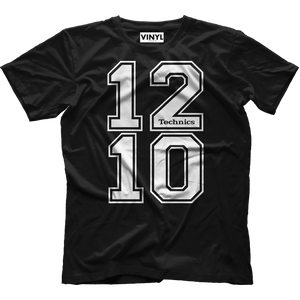 DJ Tech 1210 T-Shirt (Black) - Vinyl Clothing Co - DJ Apparel Clothing Disc Jockey Vinyl Gear